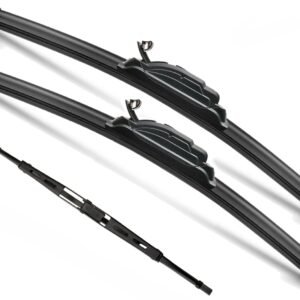 3 wipers Replacement for , Windshield Wiper Blades Original Equipment Replacement - 28"/28"/16T" (Set of 3) U/J HOOK