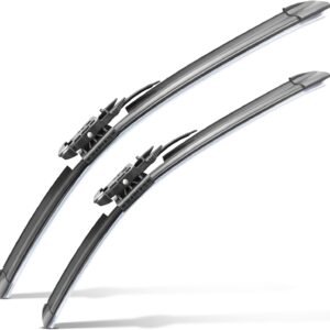 28" + 18"(Pack of 2) Windshield Wipers with Integrated Washing, Automotive Replacement Front Windshield Wiper Blades for My Car, All-Seasons Applicable