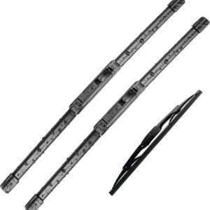 3Pcs Wndshield Wipers for , , Windshield Wiper Blades Original Equipment Replacement for My Car- 28"/28"/16" (Set of 3) U/J HOOK