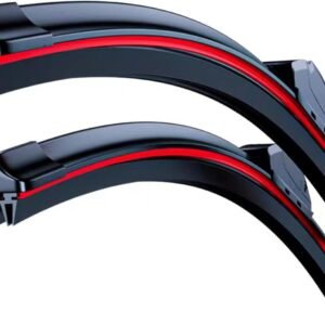 Front Windshield Wiper Blades, 22″x 22″Universal Wiper Blade Elastic Rubber Wipers For Car, SUV, Truck