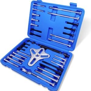 6pcs Harmonic Balancer Puller Set, Steering Wheel Flywheel Crankshaft Pulley Puller