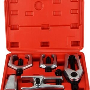 5pcs Professional Front End Service Tool Kit, Pitman Arm Puller, Ball Joint Separator Tie Rod Remover Tool