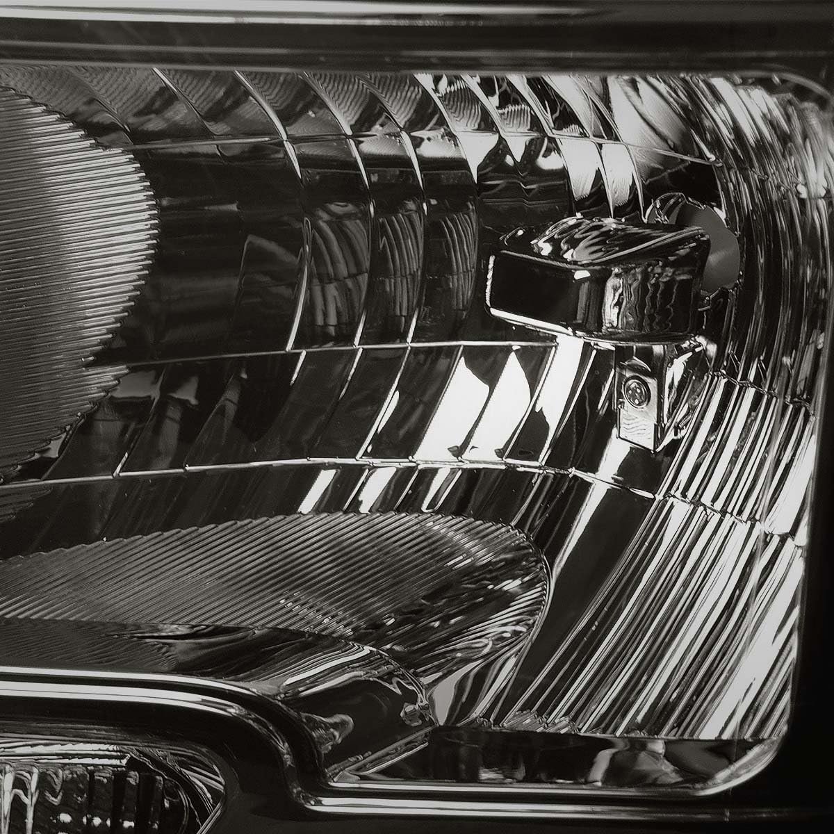 Compatible with 09-14 Pair Smoked Housing Amber Corner Headlight+Full LED Tail Lamp - Image 2